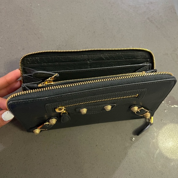 Balenciaga Classic Continental Wallet Grey - Picture 4 of 4